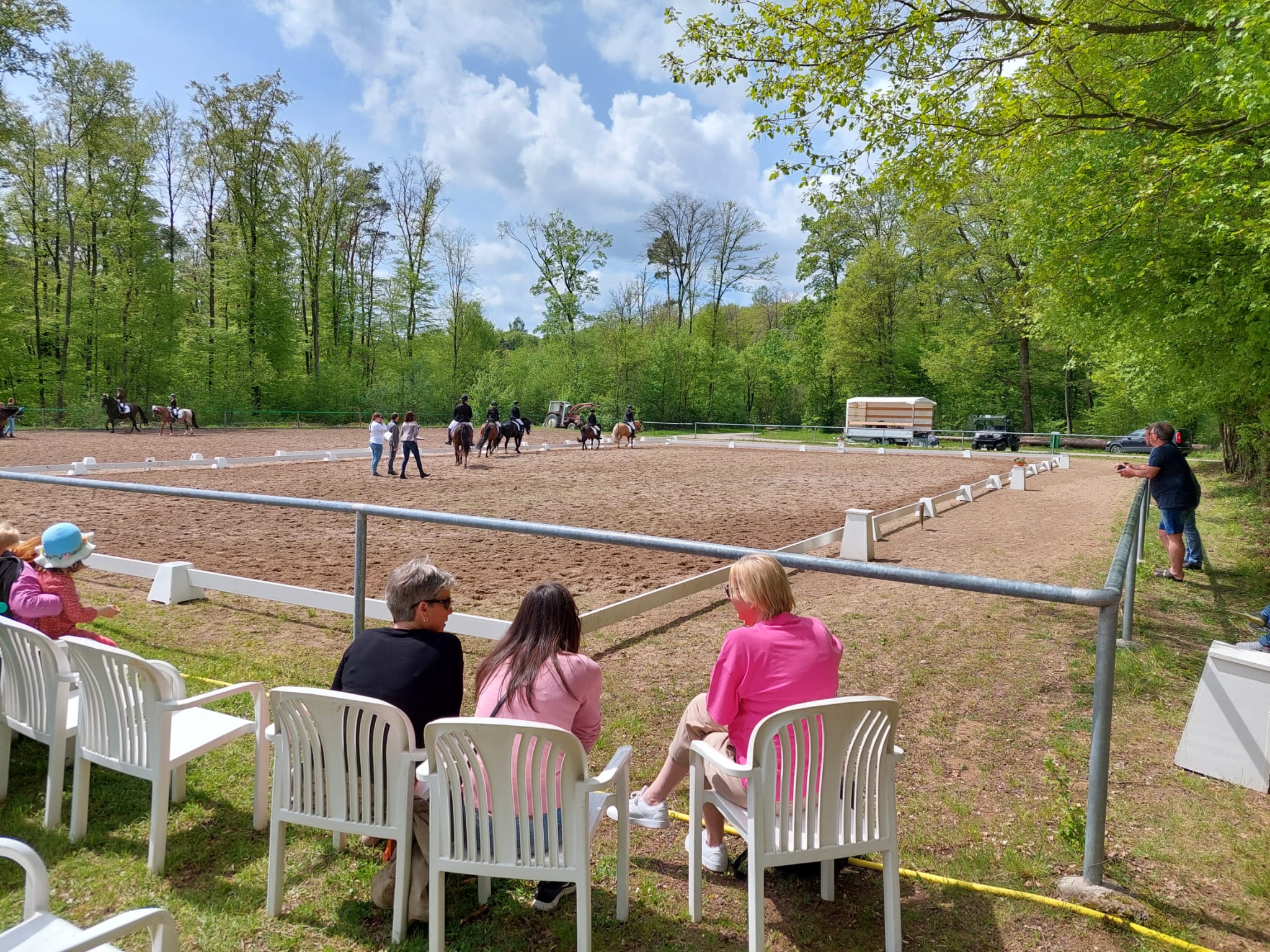 40er Dressurviereck Abreiteplatz